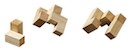 Preview: Tea Time Cubes * 3 verzwickte Knobelwürfel aus Holz