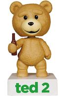 Preview: Ted 2 Wacky Wobbler Wackelkopf-Figur mit Sound Talking Ted 15 cm