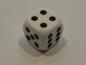 Preview: 1 x 16mm Koplow Dice - Opaque deluxe : white / black