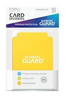 Preview: Ultimate Guard Dividers - Kartentrenner Standardgröße Gelb (10)