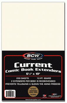 BCW Current Comic Book Extenders (200 Stück)