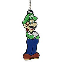 Super Mario Bros. Gummi-Schlüsselanhänger Luigi 8 cm