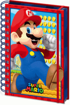 Super Mario - 3D Wiro Notizbuch A5 : Mario running