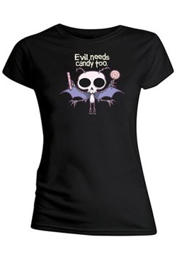Lenore Girlie T-Shirt Evil Needs Candy Too