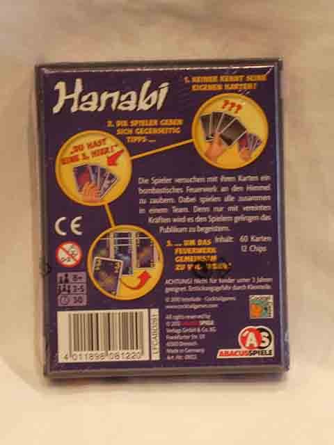 Hanabi - wie ein Feuerwerk * Spiel des Jahres 2013