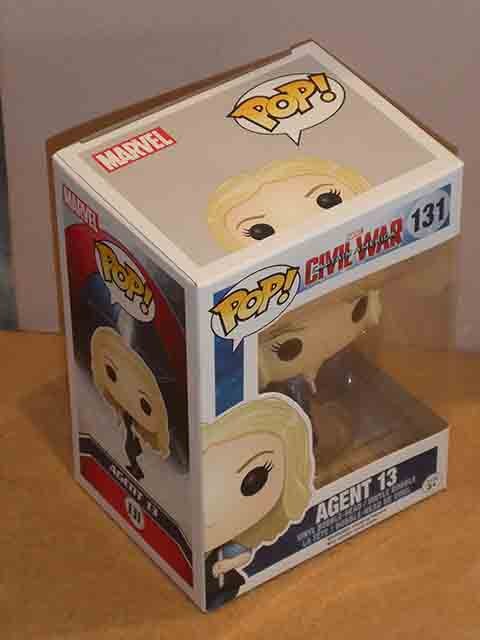 Captain America Civil War POP! Vinyl Wackelkopf Agent 13 10 cm