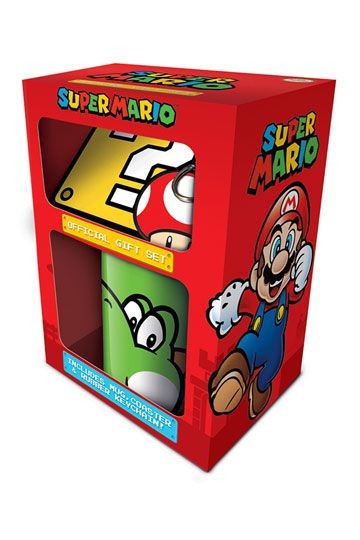 Super Mario : Geschenkbox YOSHI * Tasse, Untersetzer, ...