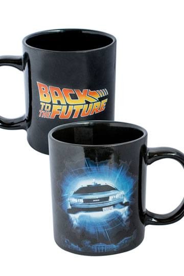 Zurück in die Zukunft - Tasse : Logo + DeLorean
