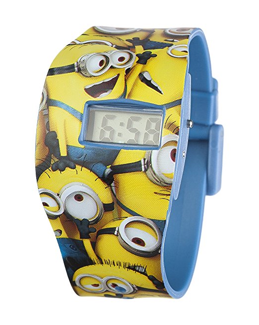 Minions LCD-Armbanduhr in Blisterpackung 8 x 3 x 27 cm (unisex)