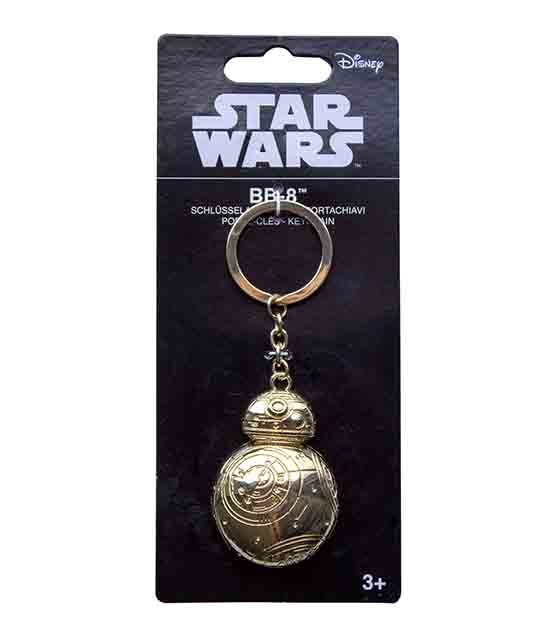 Star Wars : BB-8 * vergoldeter 2D-Metall-Schlüsselanhänger