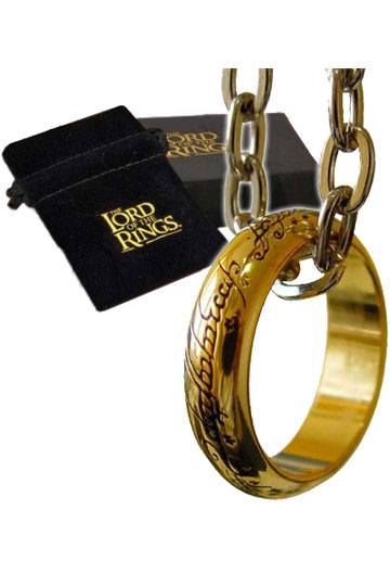 Herr der Ringe - Der Eine Ring (vergoldet) - Replik 1:1 - Gr.10
