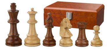 Schachfiguren in Holzbox: Sigismund * Königshöhe 83 mm