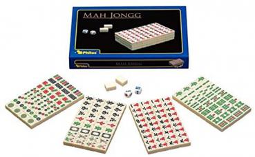 Mah Jongg - Kunststoff, klein, ohne arabische Zeichen