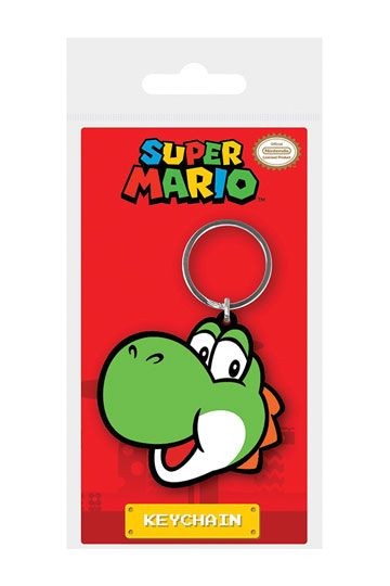 Super Mario - Gummi-Schlüsselanhänger : Yoshi * ca. 6 cm