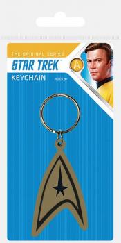 Star Trek - Gummi-Schlüsselanhänger : Insignia * 6 cm