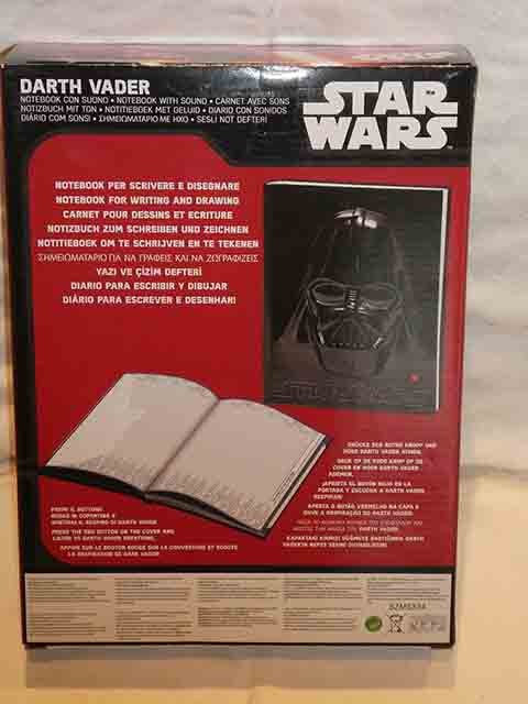 Star Wars - Notizbuch mit Sound : Darth Vader * ca. 26x16cm