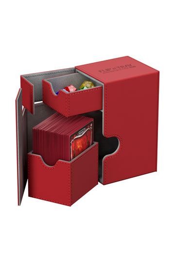 Ultimate Guard Flip´n´Tray Deck Case 80+ Standard XenoSkin red