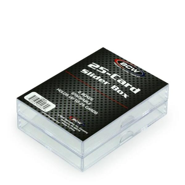 BCW Plastikkasten für 025 Karten, 2-teilig (2 Stück) * stapelbar