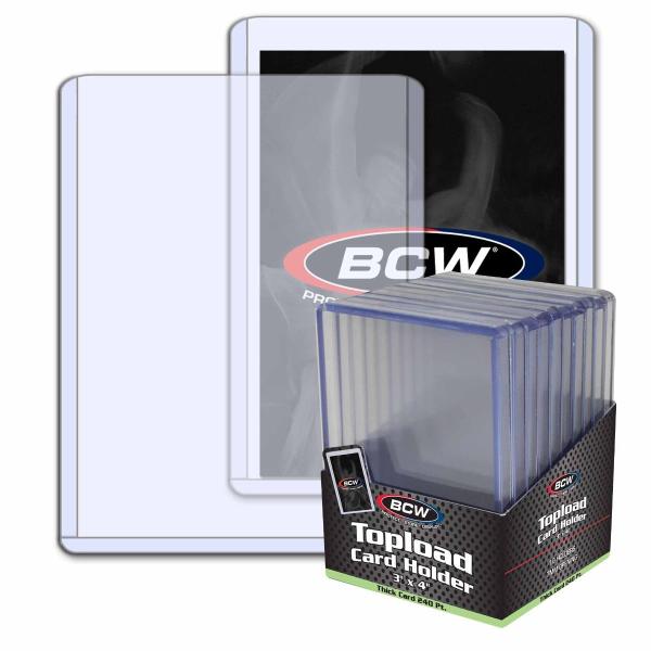 BCW Topload 3"x4" (Thick Cards 240 pt.) (10 Stück)