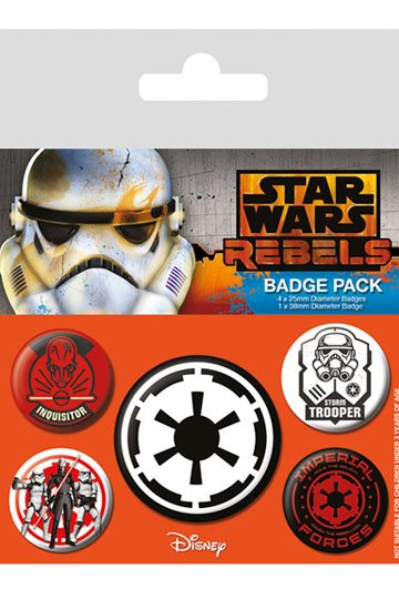Star Wars Rebels : Ansteck-Buttons - Villains" 5er-Pack
