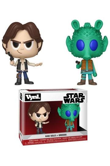 Star Wars VYNL Vinyl Figuren Doppelpack Han Solo & Greedo 10 cm