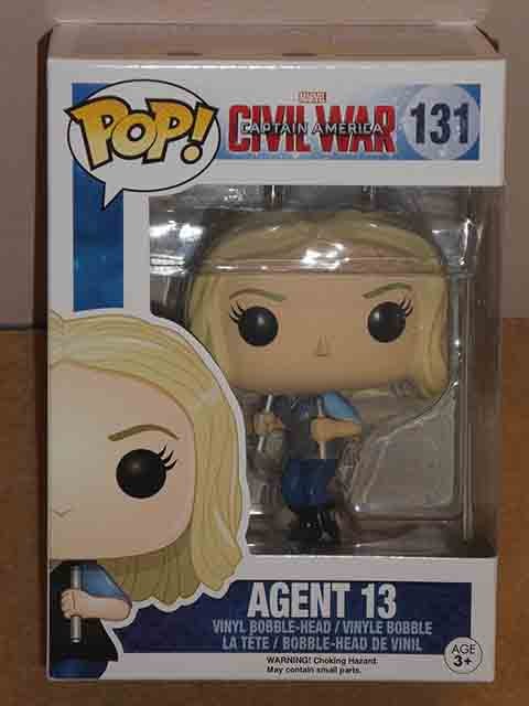 Captain America Civil War POP! Vinyl Wackelkopf Agent 13 10 cm