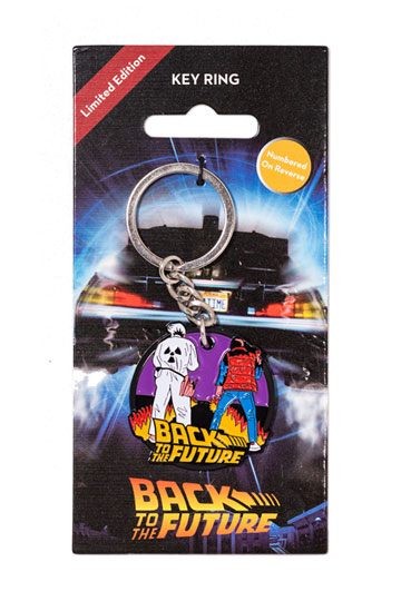 Zurück in die Zukunft - Metall Schlüsselanhänger : Marty & Doc