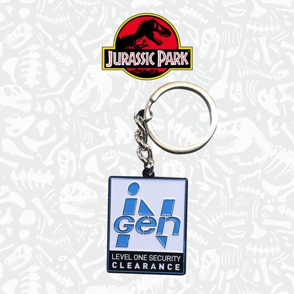 Jurassic Park - Metall Schlüsselanhänger: InGen *Limited Edition