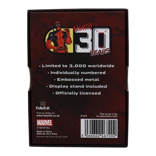 Marvel - Metallbarren : Deadpool Anniversary * Limited Edition