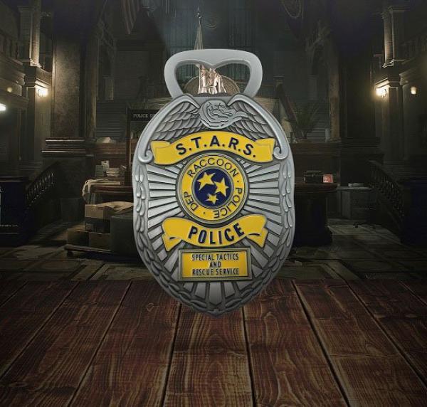 Resident Evil - Flaschenöffner : Police (mit magn. Rückseite)