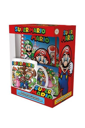 Super Mario : Premium Geschenkbox * Tasse, Notizbuch, etc.
