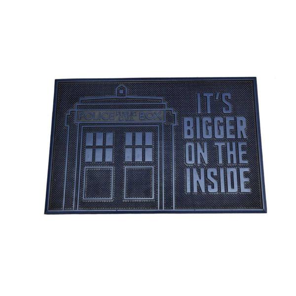 Doctor Who - Gummi-Fußmatte : Tardis * ca. 40 x 60 cm