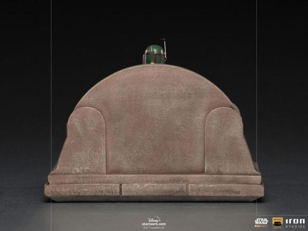 Star Wars - The Mandalorian: Statue 1/10 Boba Fett auf dem Thron