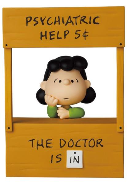 Peanuts - UDF Serie 12 Minifgur : Psychiatric Help Lucy * 12 cm