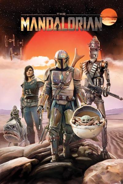 Star Wars - The Mandalorian - Poster : Group * ca. 61 x 91 cm