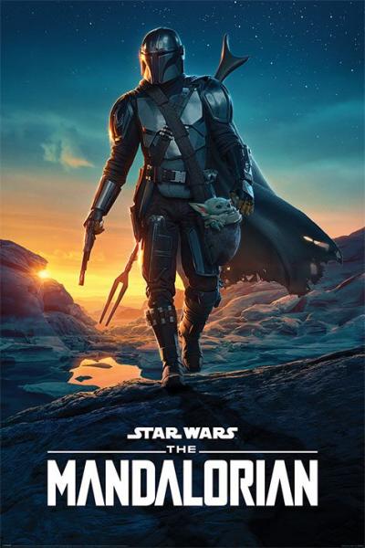 Star Wars - The Mandalorian Poster : Nightfall * ca. 61 x 91 cm