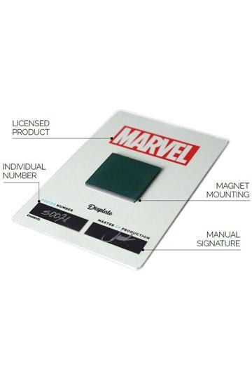 Marvel  Metall-Poster - Dark Edition : Captain America 10x14cm