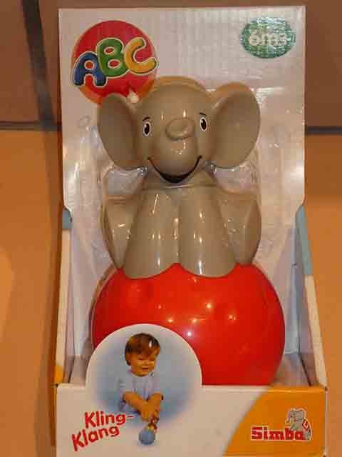 Baby-Steh-Auf-Figur "Elefant - ABC"