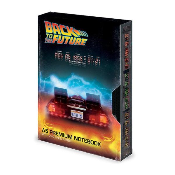 Zurück in die Zukunft : Premium Notizbuch A5 - Great Scott * VHS