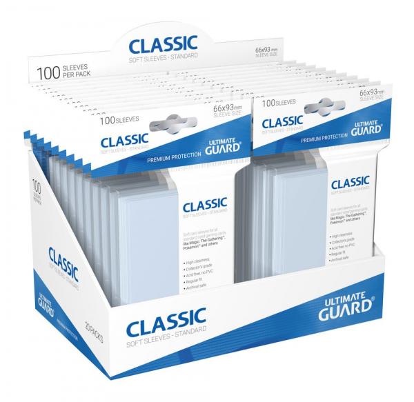 Ultimate Guard Classic Soft Sleeves Standardgröße transp. (100)
