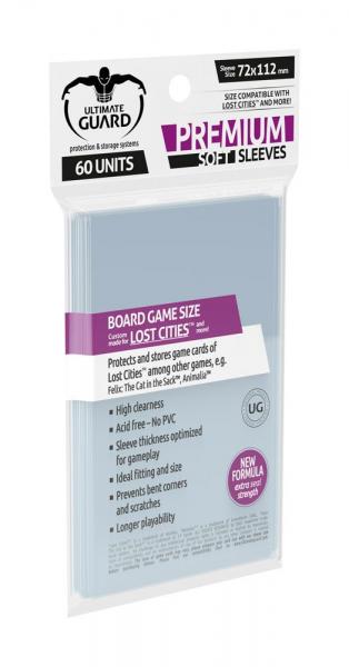 Ultimate Guard Premium Soft Sleeves für Karten Lost Cities™ (60)