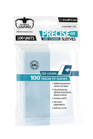 Ultimate Guard Precise-Fit Sleeves Side-Loading Std. transp. 100
