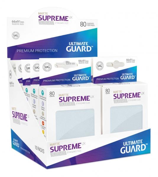 Ultimate Guard Supreme UX Sleeves Standardgröße Matt Frosted 80