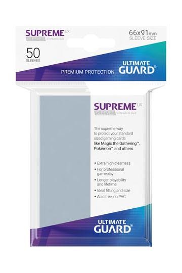 Ultimate Guard Supreme UX Sleeves Std. Transparent (50 St.)