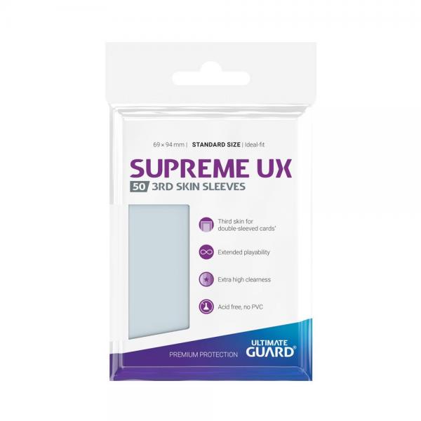 Ultimate Guard Supreme UX 3rd Skin Sleeves Standard transp. (50)