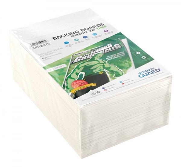 Ultimate Guard Comic Backing Boards Thick Current Size (100 St.)