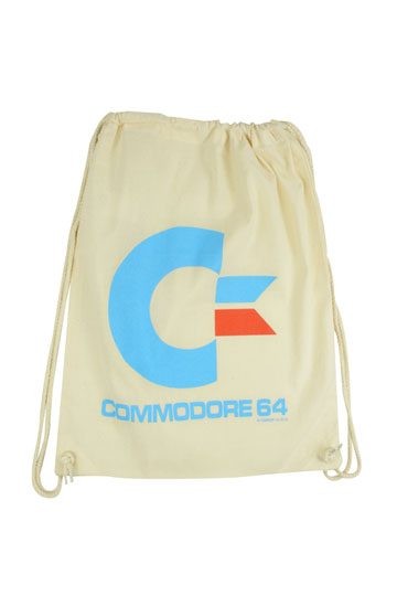 Commodore 64 - Stoffbeutel : White Logo