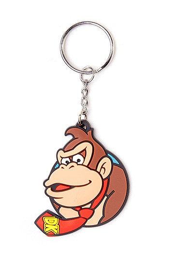 Nintendo Gummi-Schlüsselanhänger Donkey Kong 6 cm